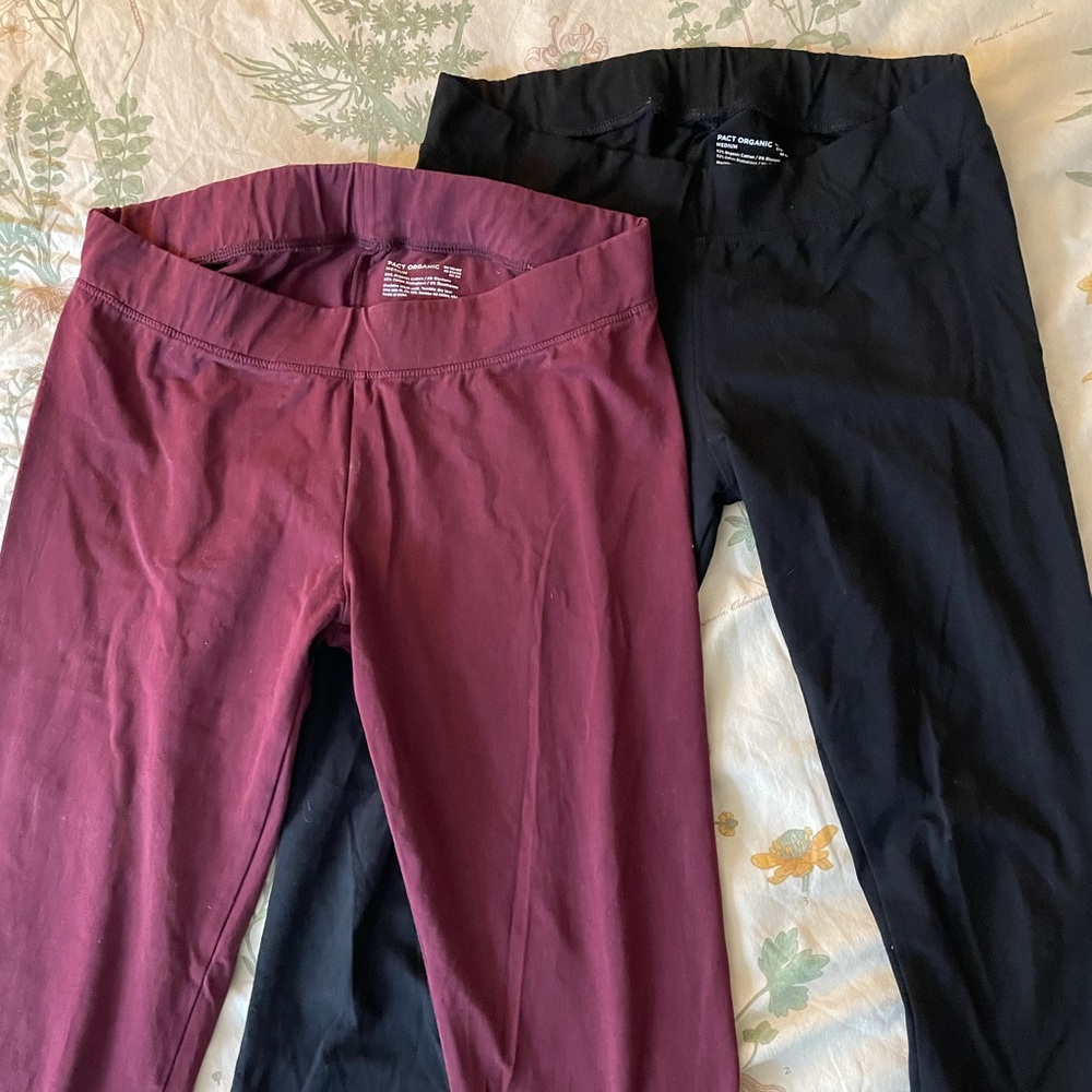 Pact Organic stretch pants size medium